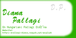 diana pallagi business card